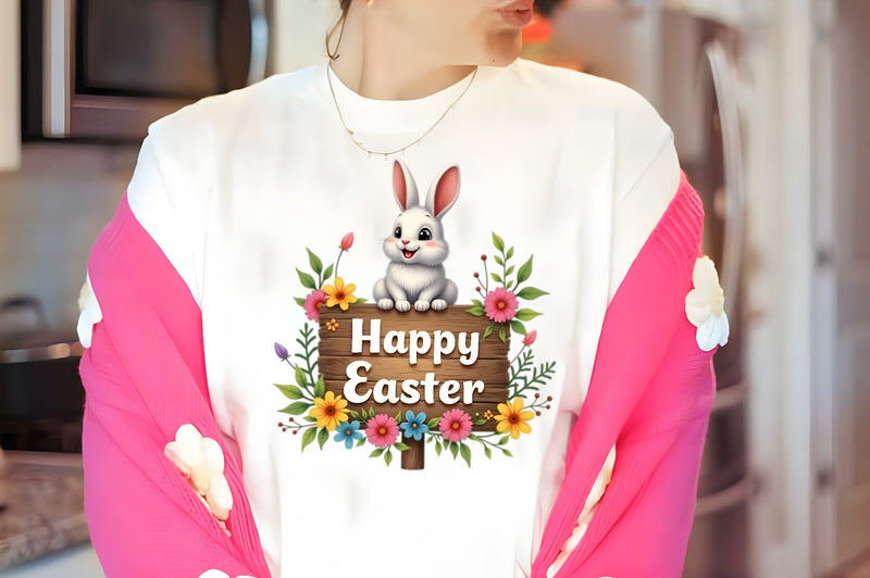 Cute Easter Rabbit Clipart Bundle - CraftNest - Digital Crafting and Art