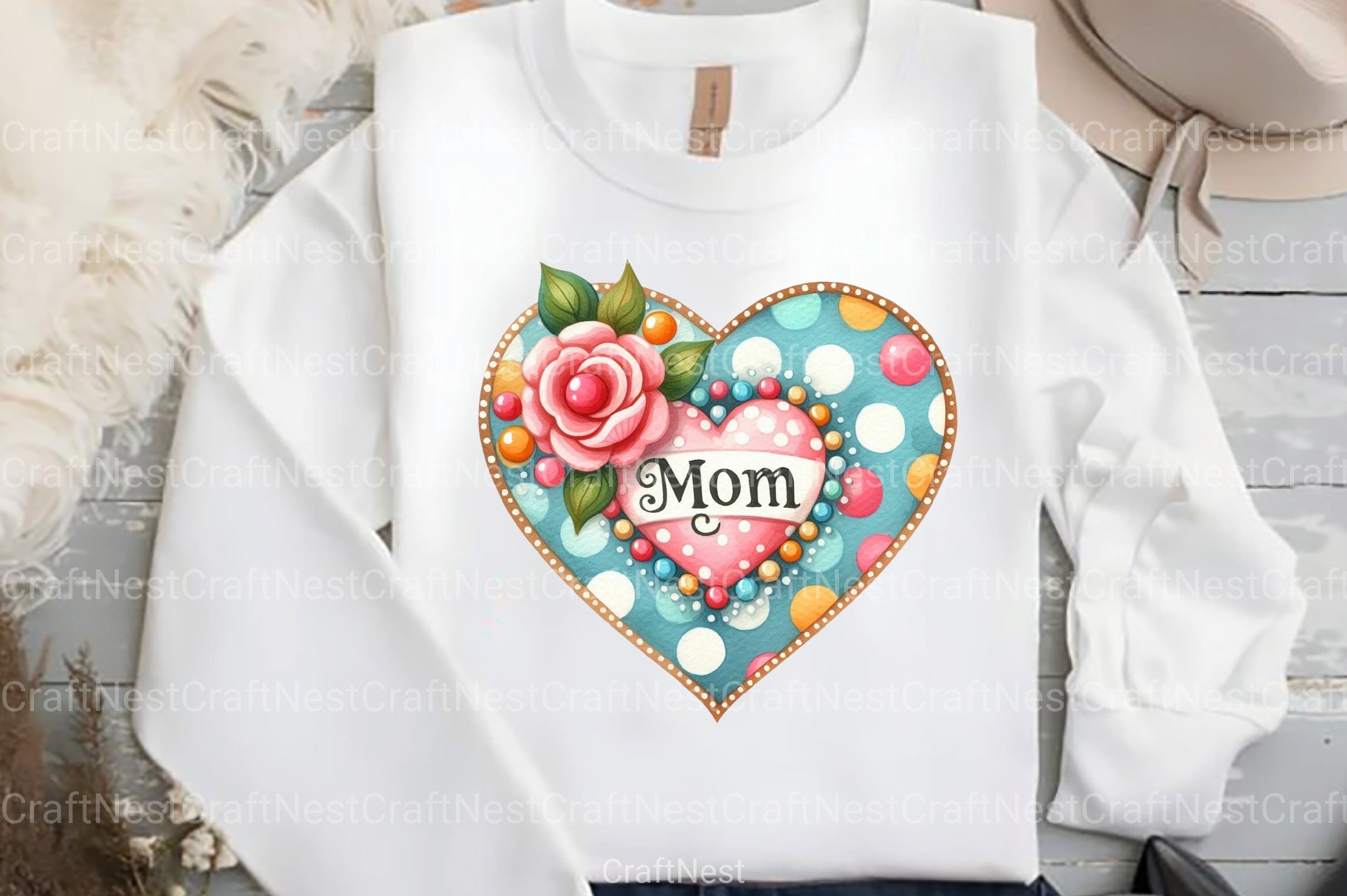 Retro Mother's Day Clipart Bundle 2 - CraftNest - Digital Crafting and Art