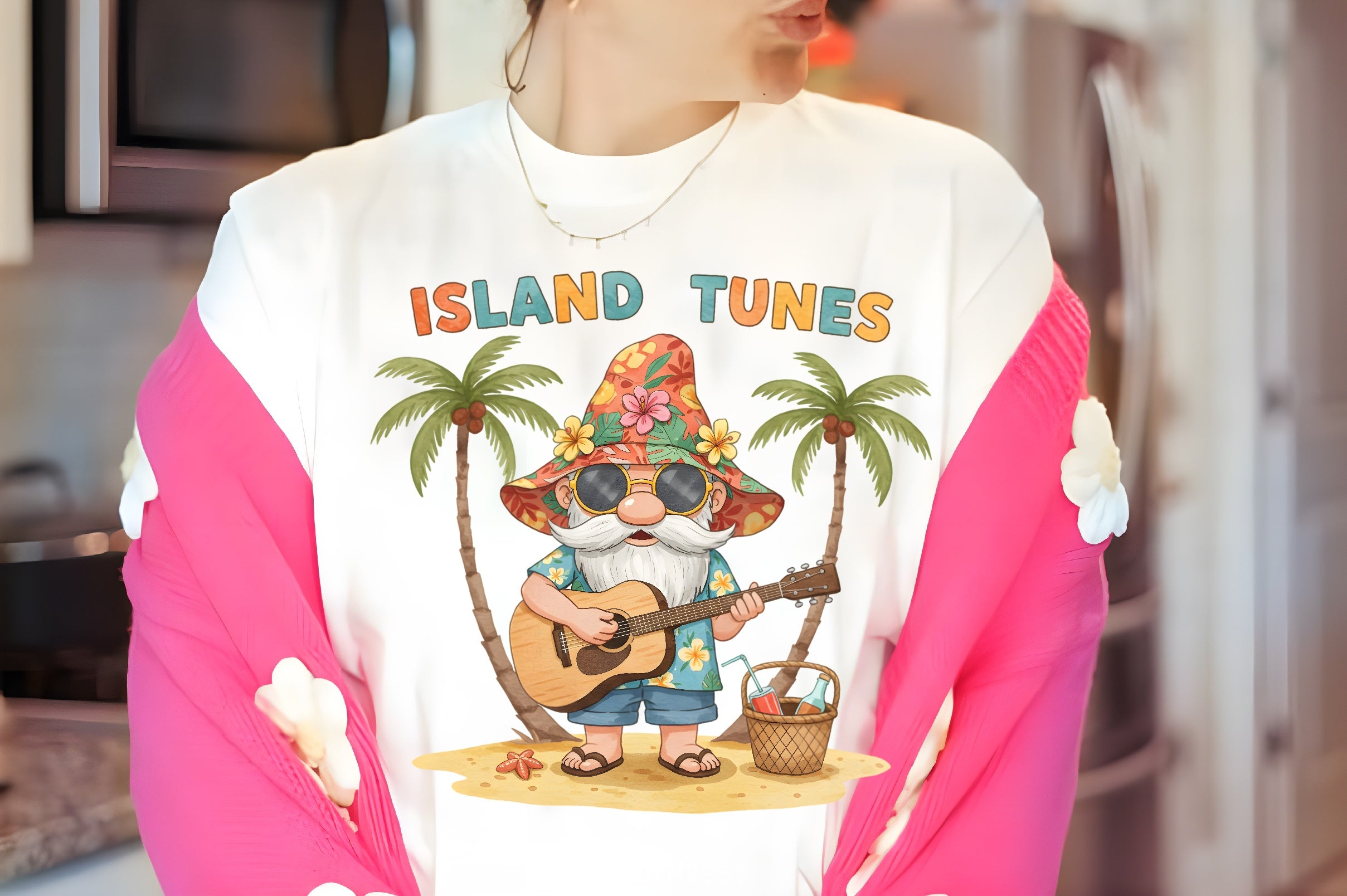 Island Tunes Summer Gnome Clipart Bundle - CraftNest - Digital Crafting and Art
