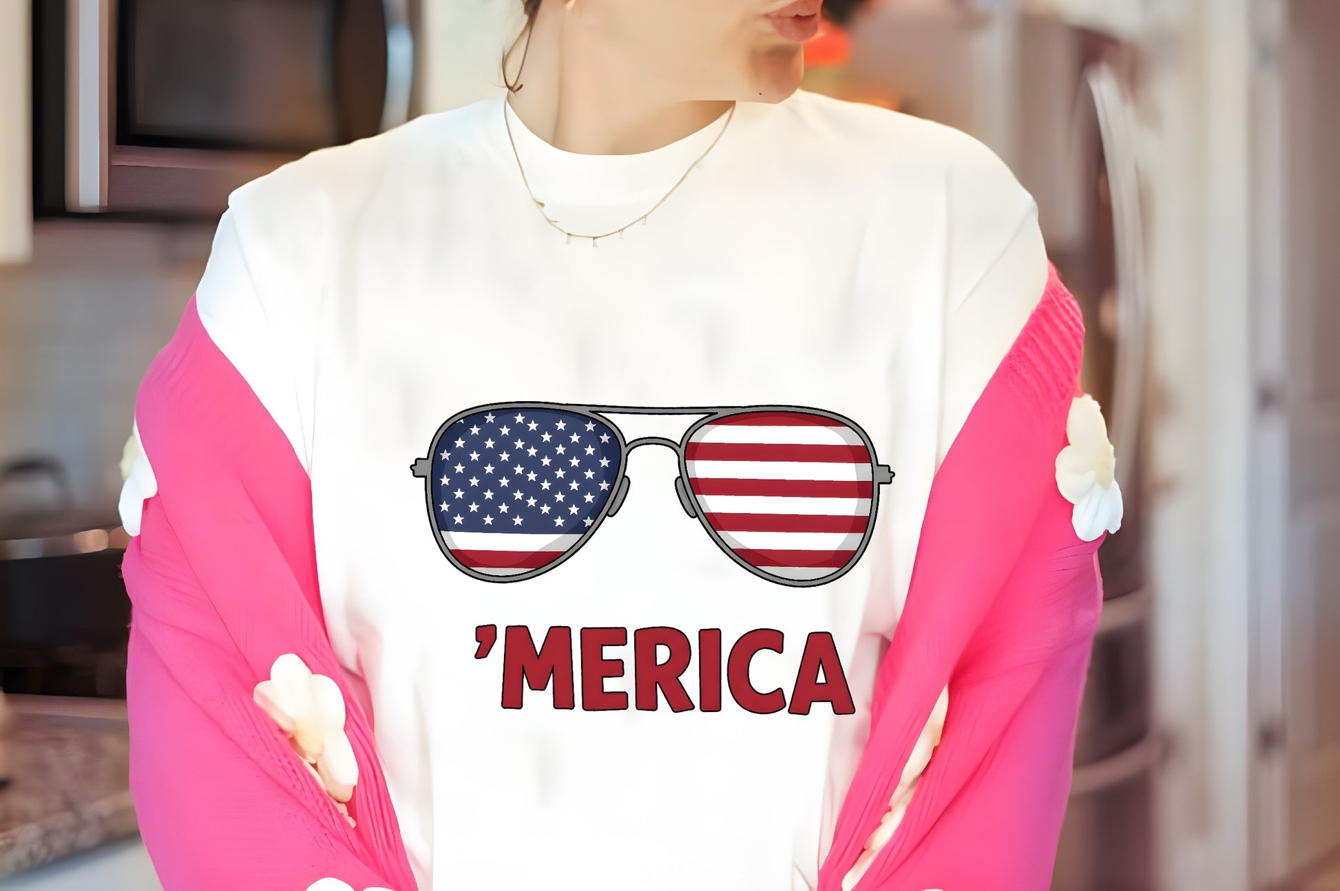 4th of July Merica Glasses Shirt Clipart Bundle 5 - CraftNest - Digital Crafting and Art