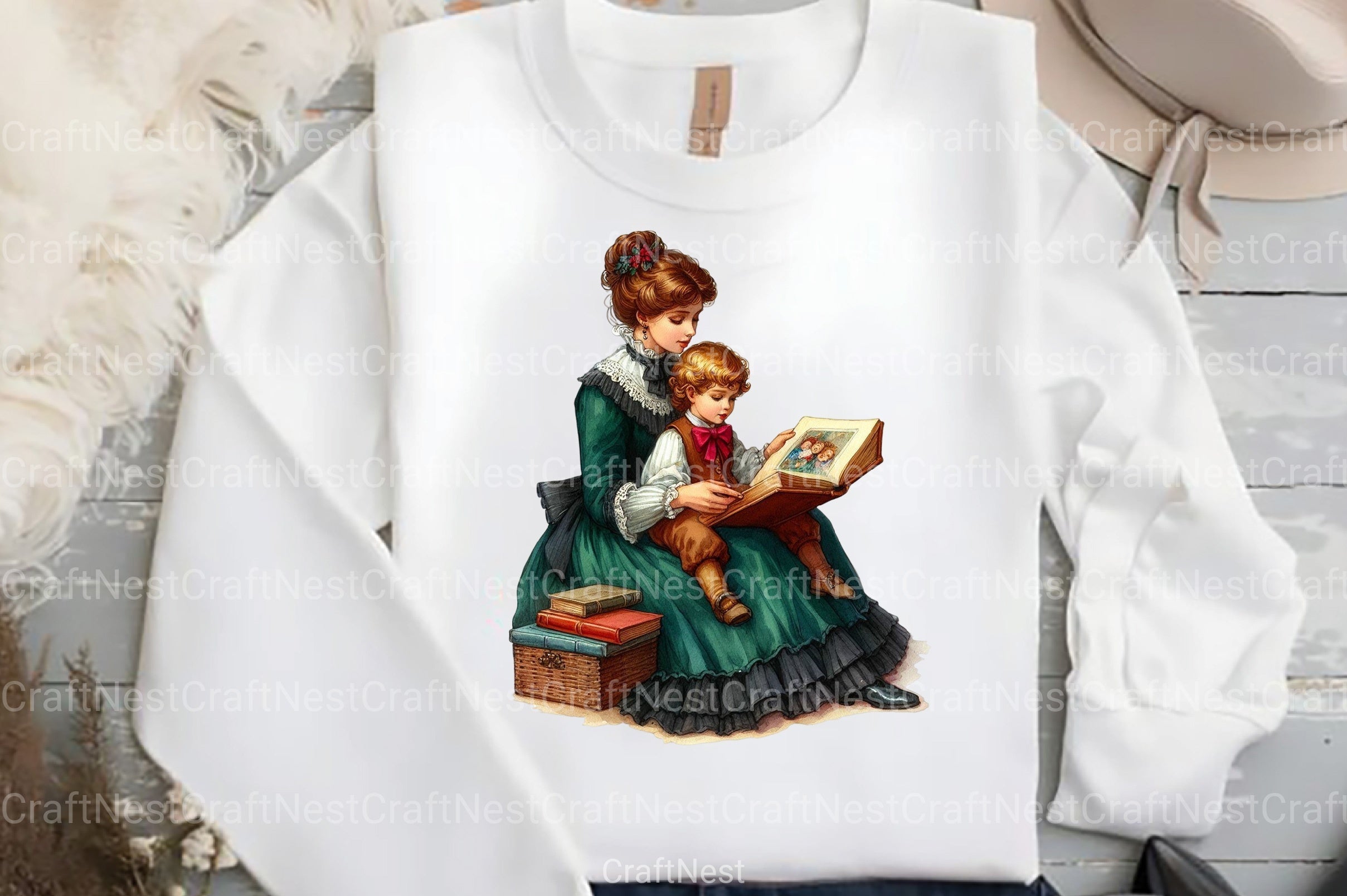 Vintage Mother's Day Clipart Bundle 1 - CraftNest - Digital Crafting and Art