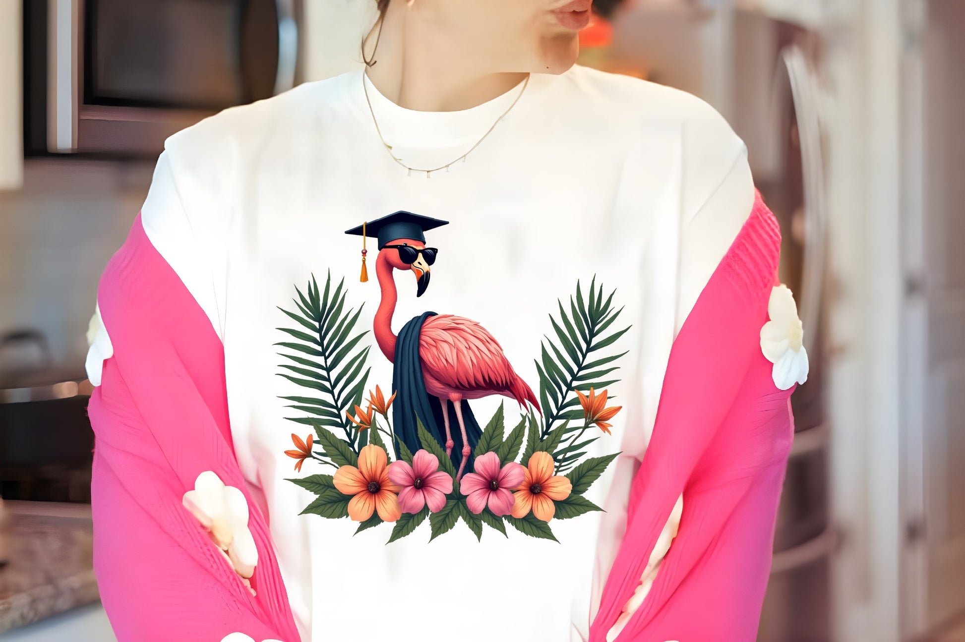 Flamingo Graduation Clipart Bundle - CraftNest - Digital Crafting and Art