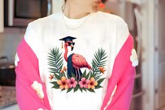 Flamingo Graduation Clipart Bundle - CraftNest - Digital Crafting and Art