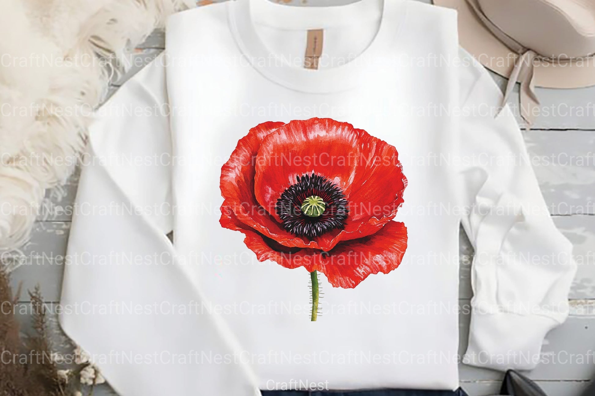 Boho Flowers Clipart Bundle 99 - CraftNest - Digital Crafting and Art