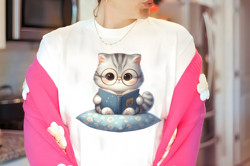 Funny Animals Reading Clipart Bundle 5 - CraftNest - Digital Crafting and Art