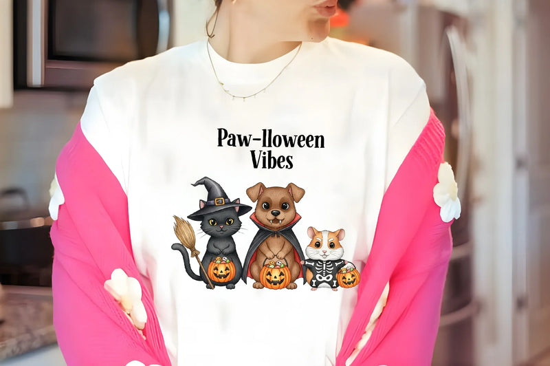 Halloween Pets & Pumpkins Clipart Bundle - CraftNest - Digital Crafting and Art