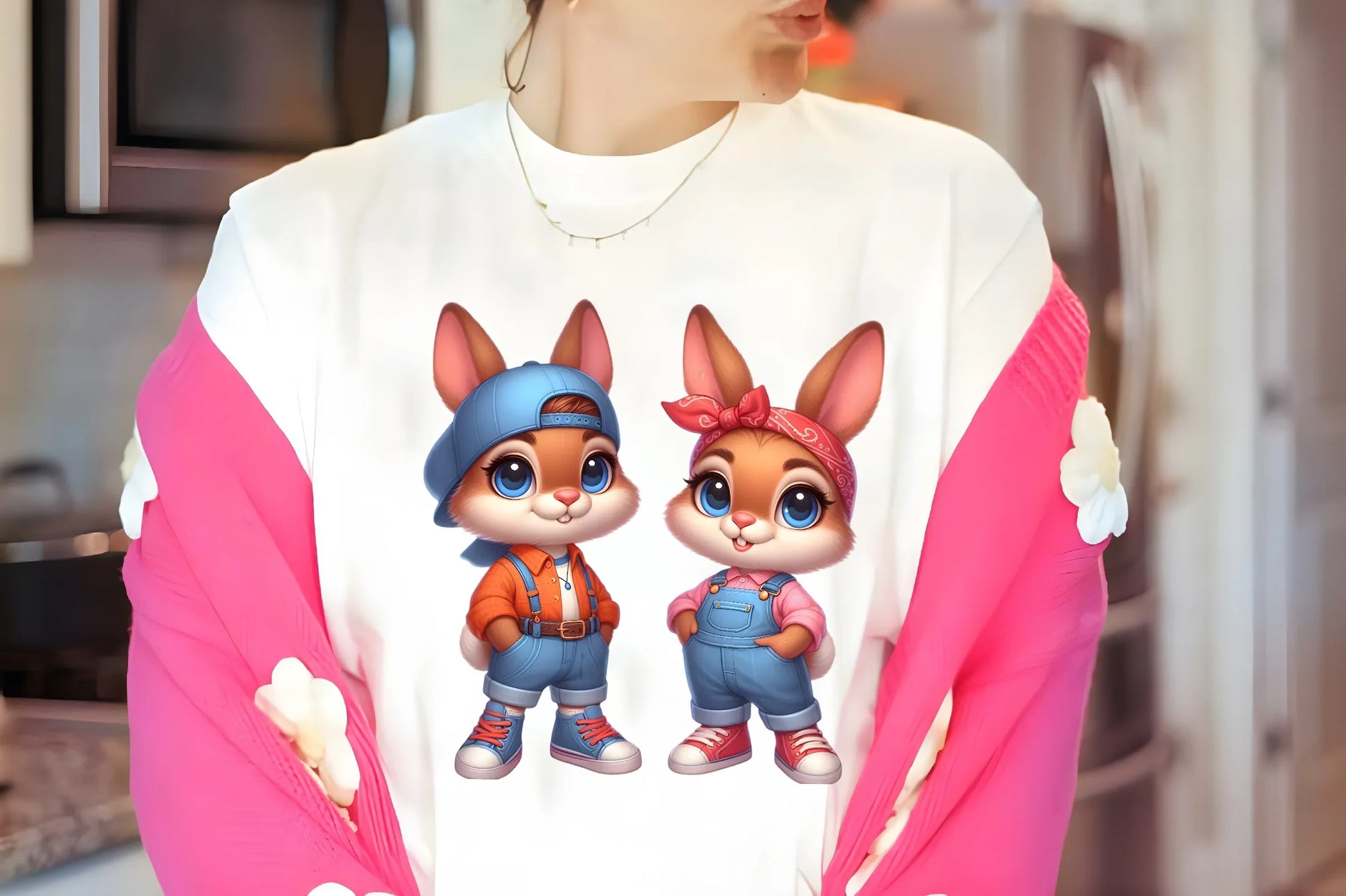 Hip Hop Couple Bunny Easter Clipart Bundle 3 - CraftNest - Digital Crafting and Art