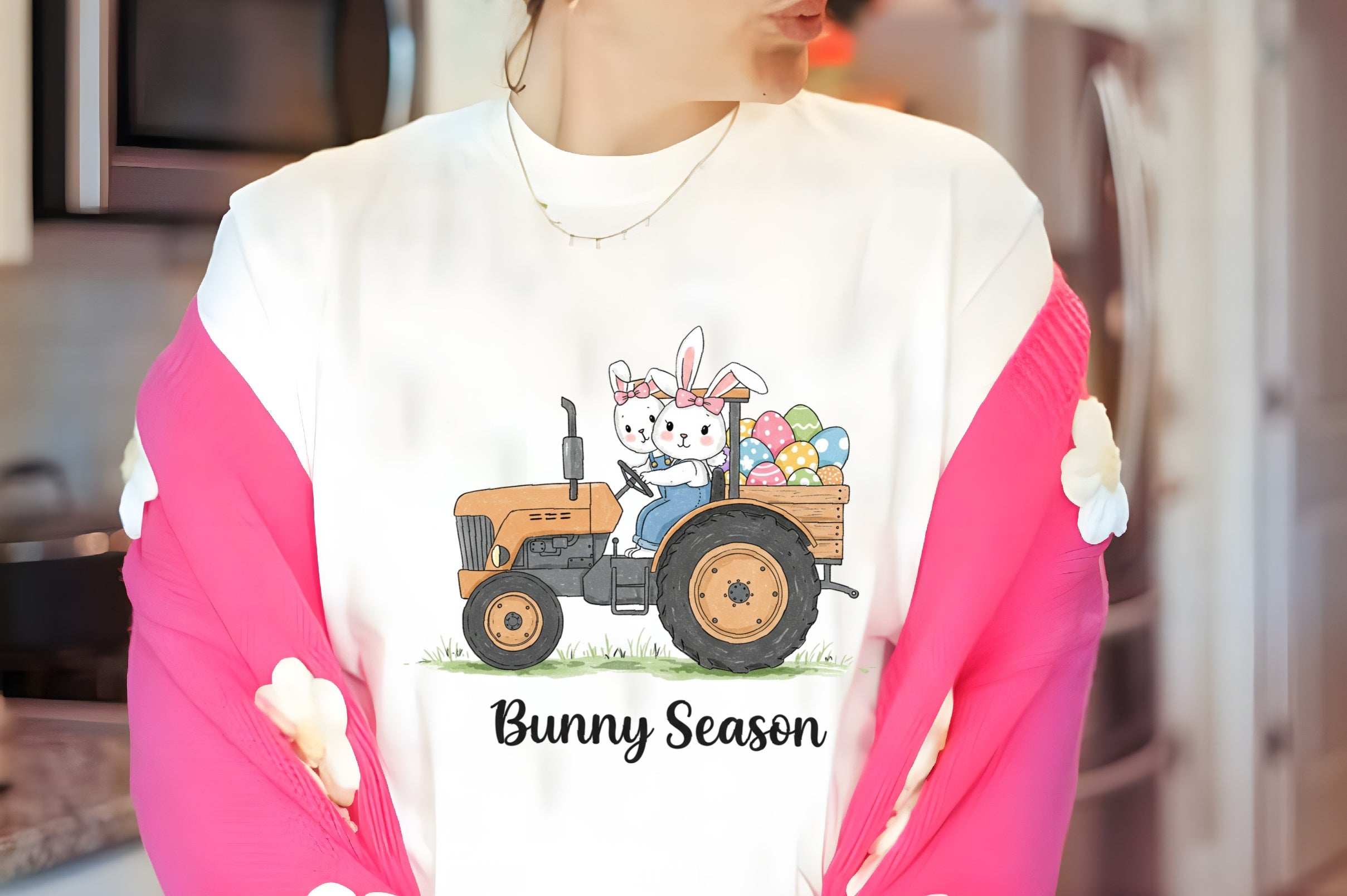 Easter Tractor Farm Clipart Bundle - CraftNest - Digital Crafting and Art