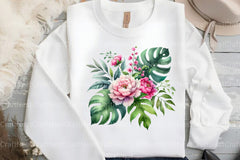 Pink and Green Summer Clipart Bundle 78 - CraftNest - Digital Crafting and Art