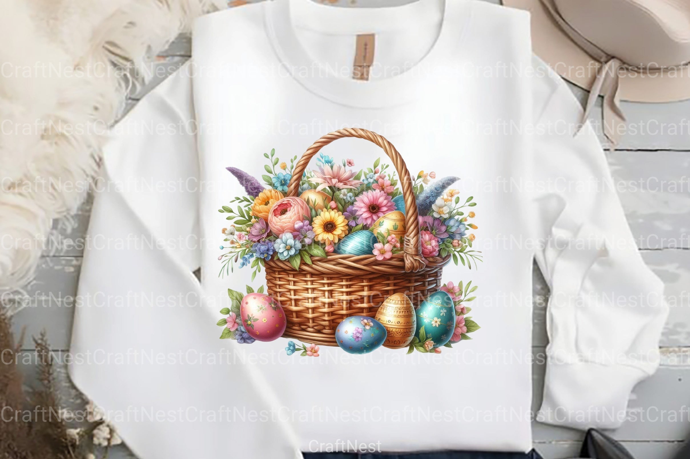 Easter Spring Flowers Clipart Bundle - CraftNest - Digital Crafting and Art