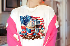 4th of July Coffee Clipart Bundle 1 - CraftNest - Digital Crafting and Art