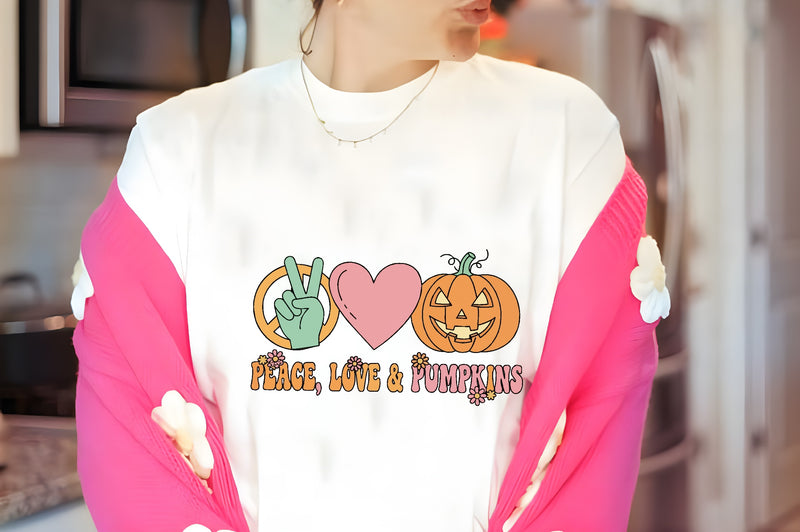 Peace Love Pumpkins Clipart Bundle - CraftNest - Digital Crafting and Art