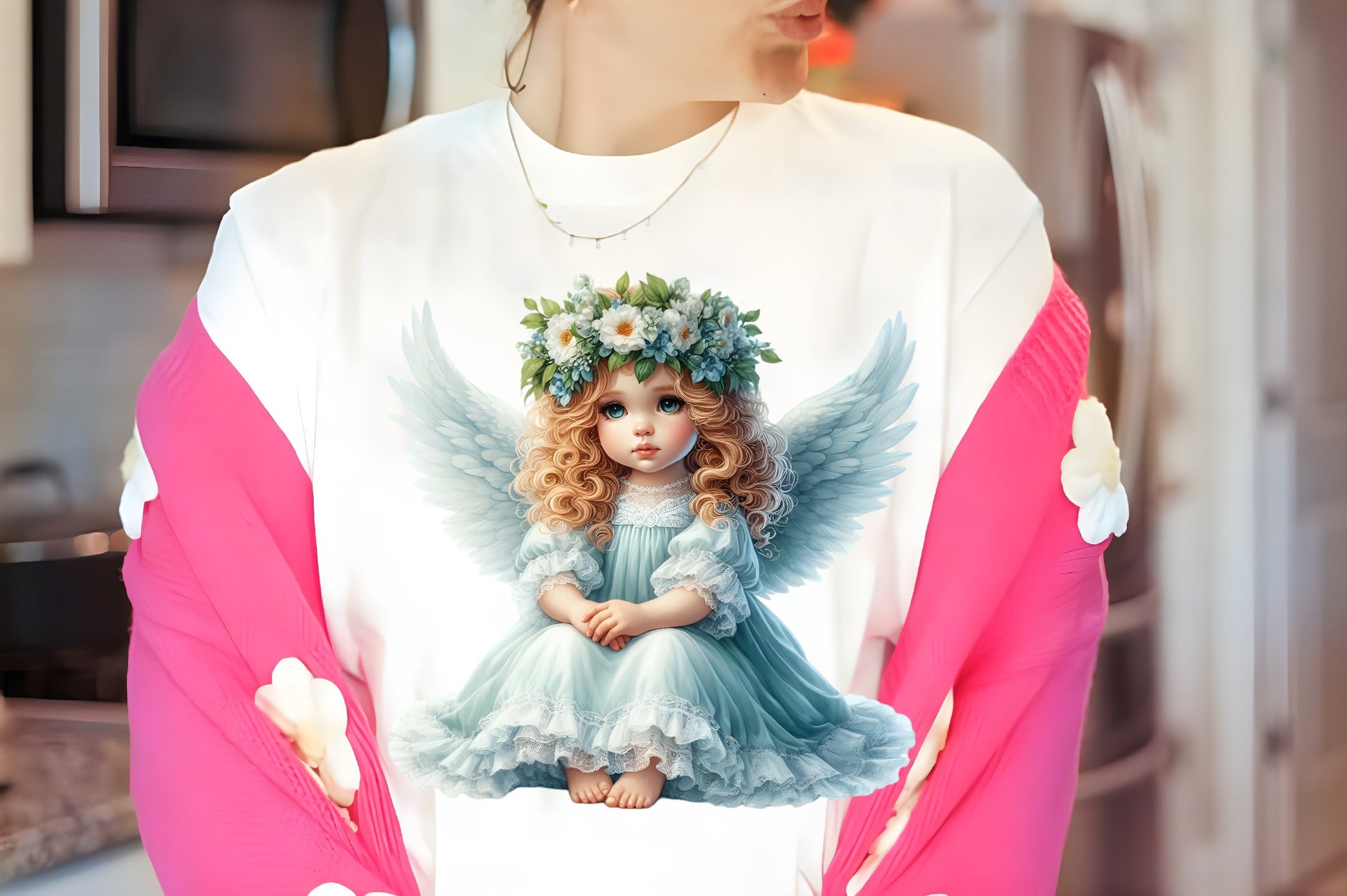 Cute Baby Angel Clipart Bundle - CraftNest - Digital Crafting and Art