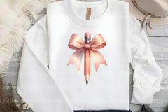 Pencil with Bow Back to School Clipart Bundle - CraftNest - Digital Crafting and Art