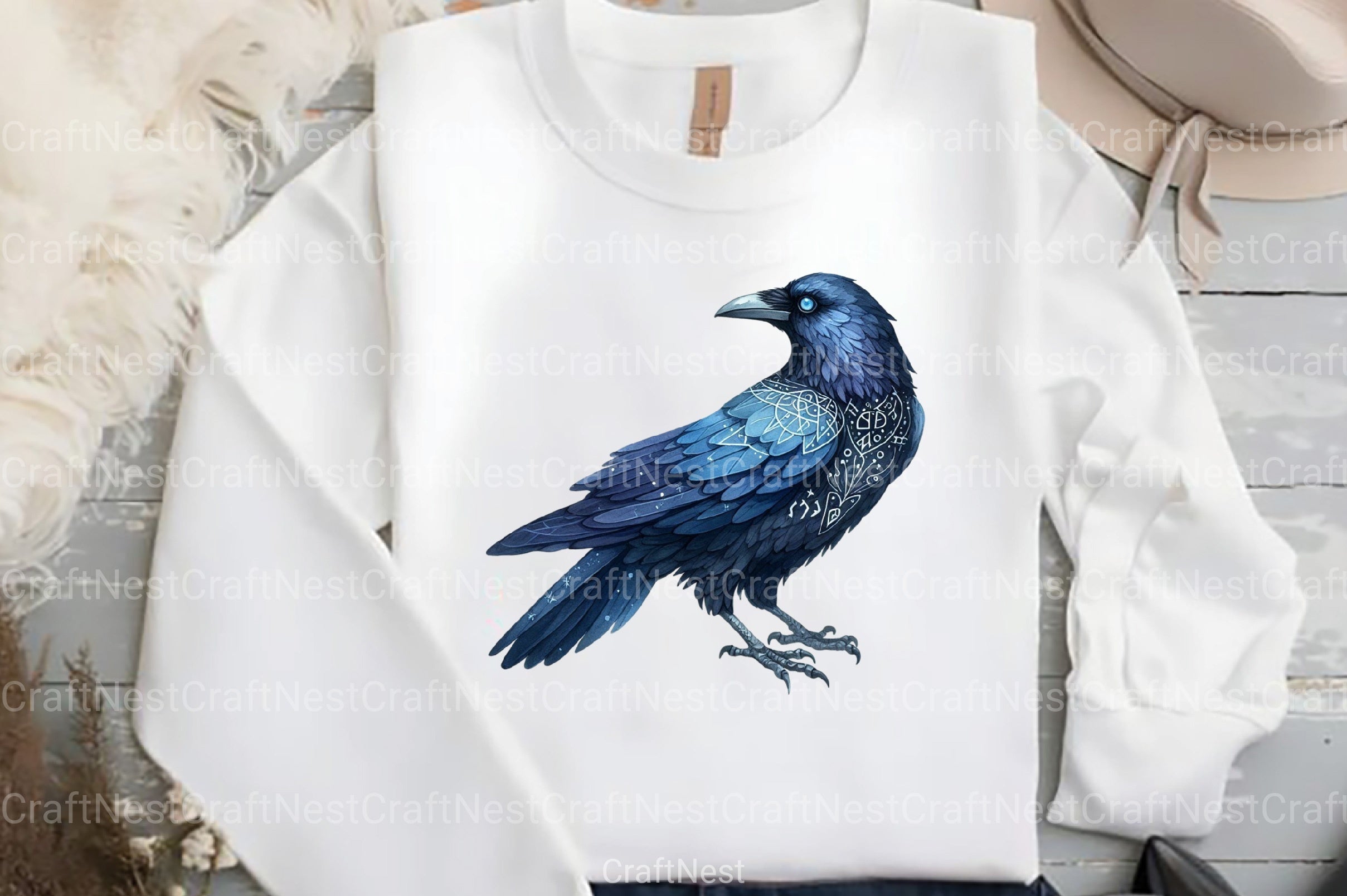 Midnight Blue Ravens Clipart Bundle - CraftNest - Digital Crafting and Art