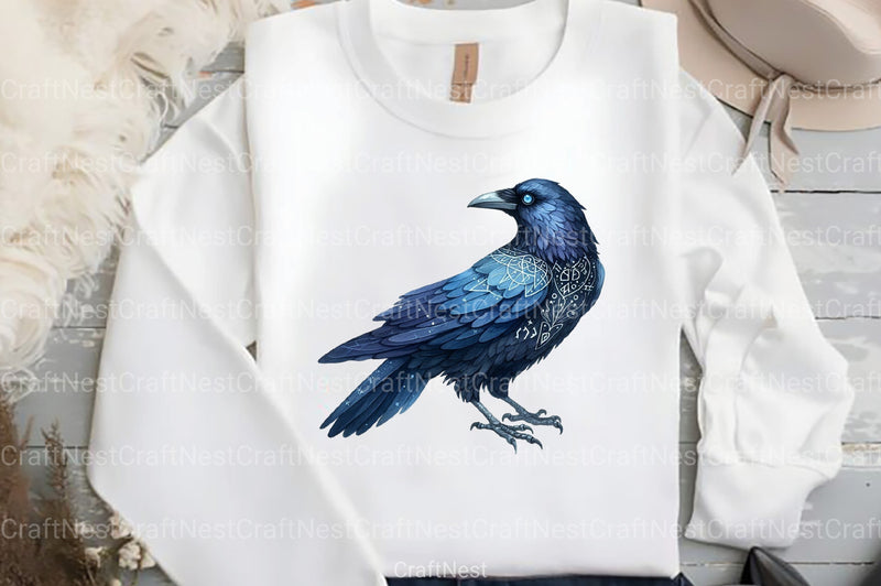 Midnight Blue Ravens Clipart Bundle - CraftNest - Digital Crafting and Art