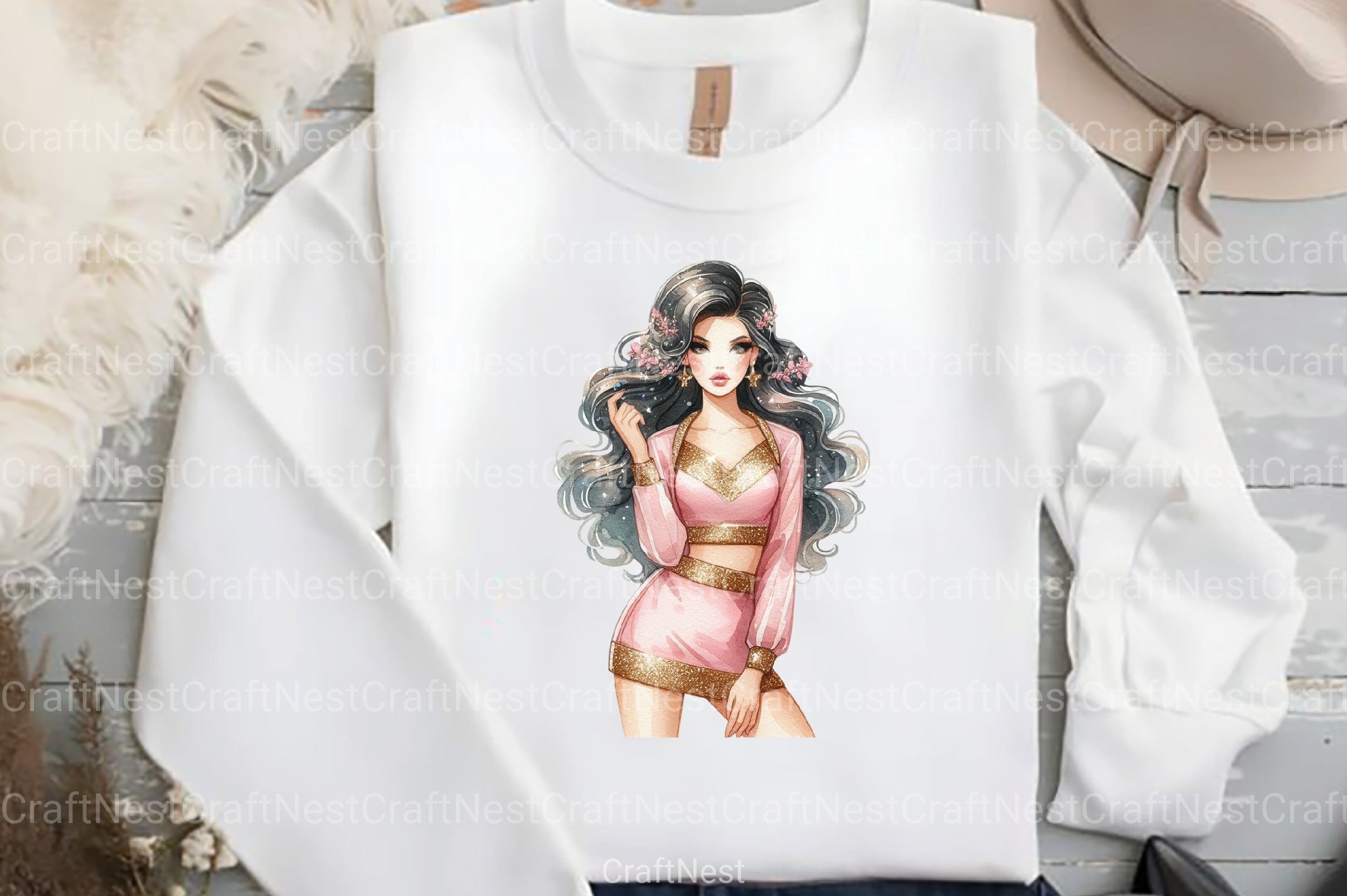 Cute Cheerleader Clipart Bundle 2 - CraftNest - Digital Crafting and Art