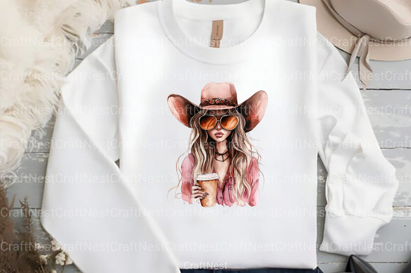 Funny Western Boho Clipart Bundle - CraftNest - Digital Crafting and Art