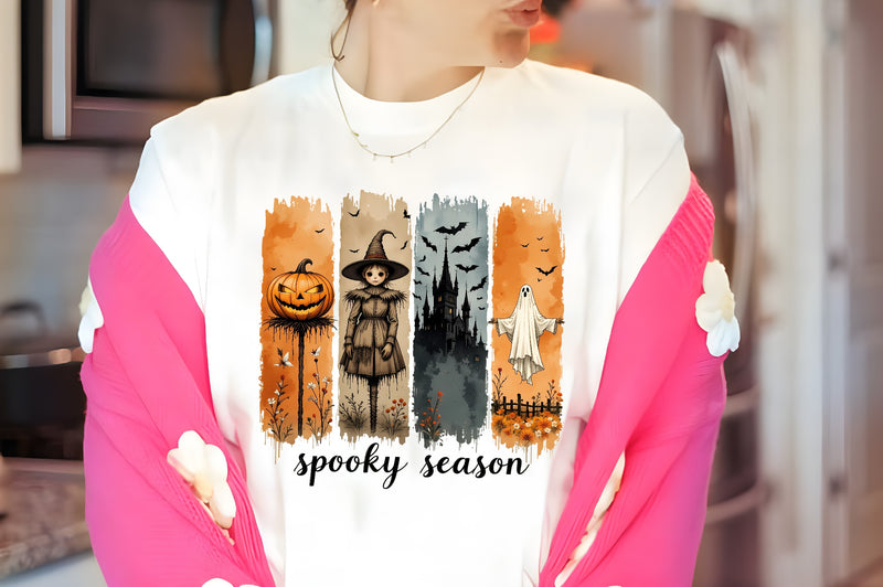 Vintage Halloween Panels Clipart Bundle - CraftNest - Digital Crafting and Art