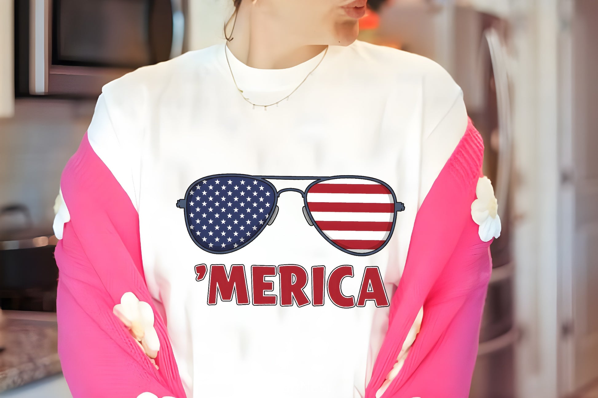 4th of July Merica Glasses Shirt Clipart Bundle - CraftNest - Digital Crafting and Art