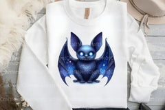 Midnight Blue Bats Clipart Bundle - CraftNest - Digital Crafting and Art