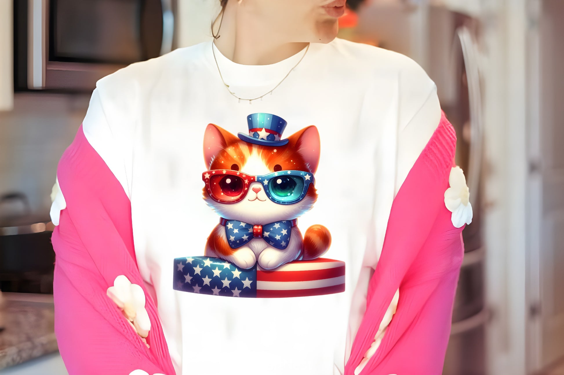 4th of July Cat Clipart Bundle - CraftNest - Digital Crafting and Art