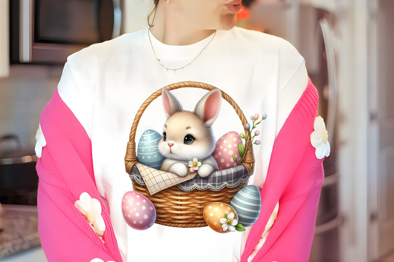 Cute Pink Easter Clipart Bundle - CraftNest - Digital Crafting and Art