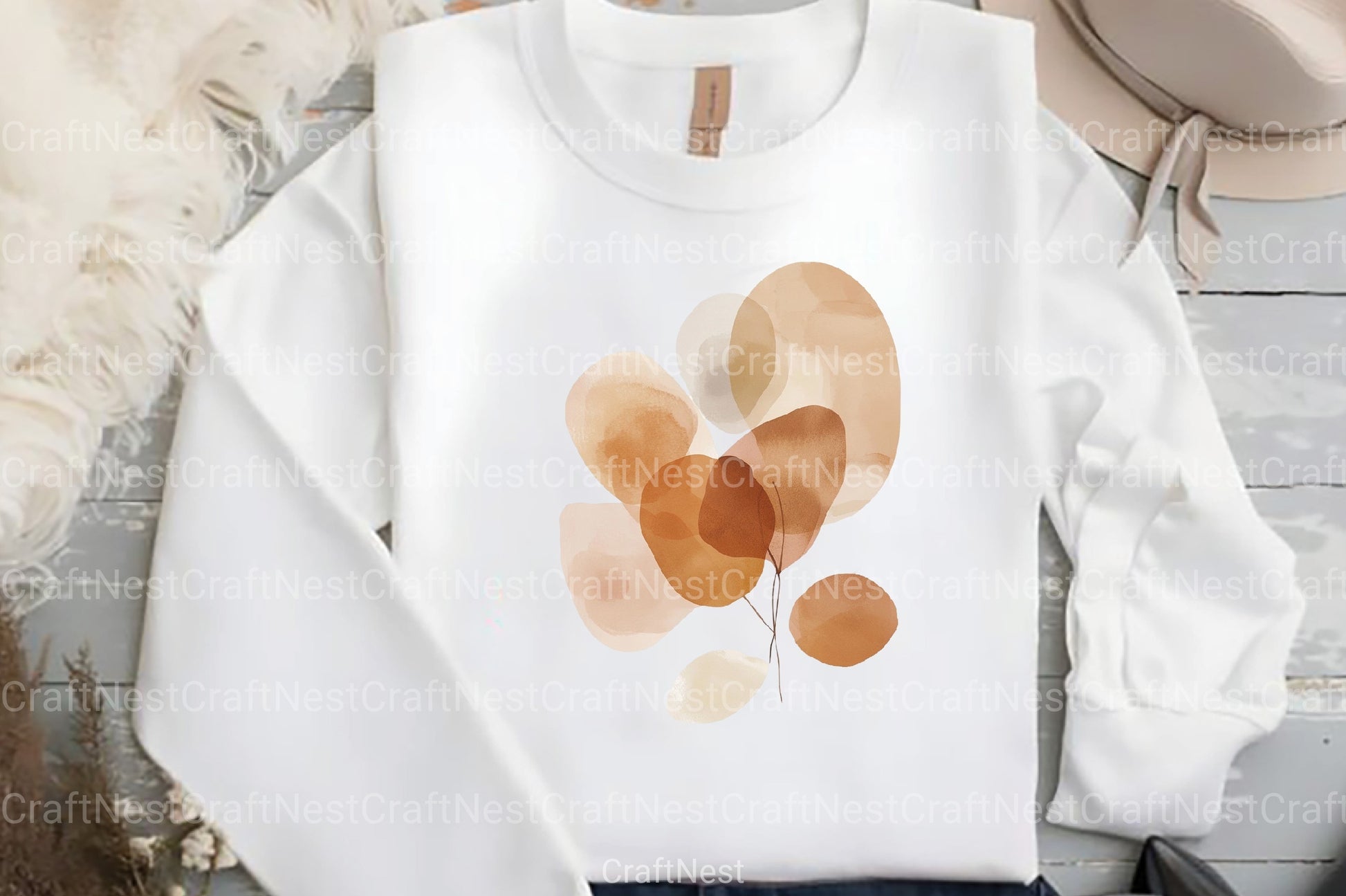 Boho Abstract Clipart Bundle Set - CraftNest - Digital Crafting and Art