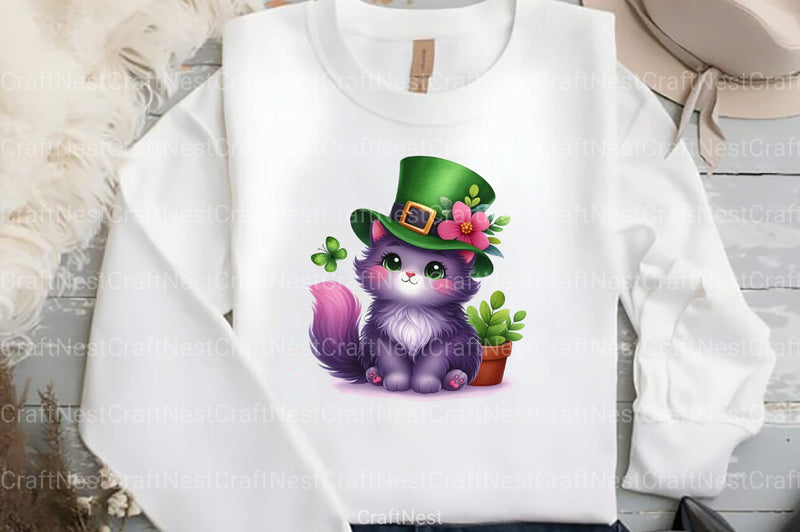 Purple St. Patrick's Day Clipart Bundle - CraftNest - Digital Crafting and Art