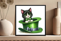 St. Patrick's Day Cat Clipart Bundle - CraftNest - Digital Crafting and Art