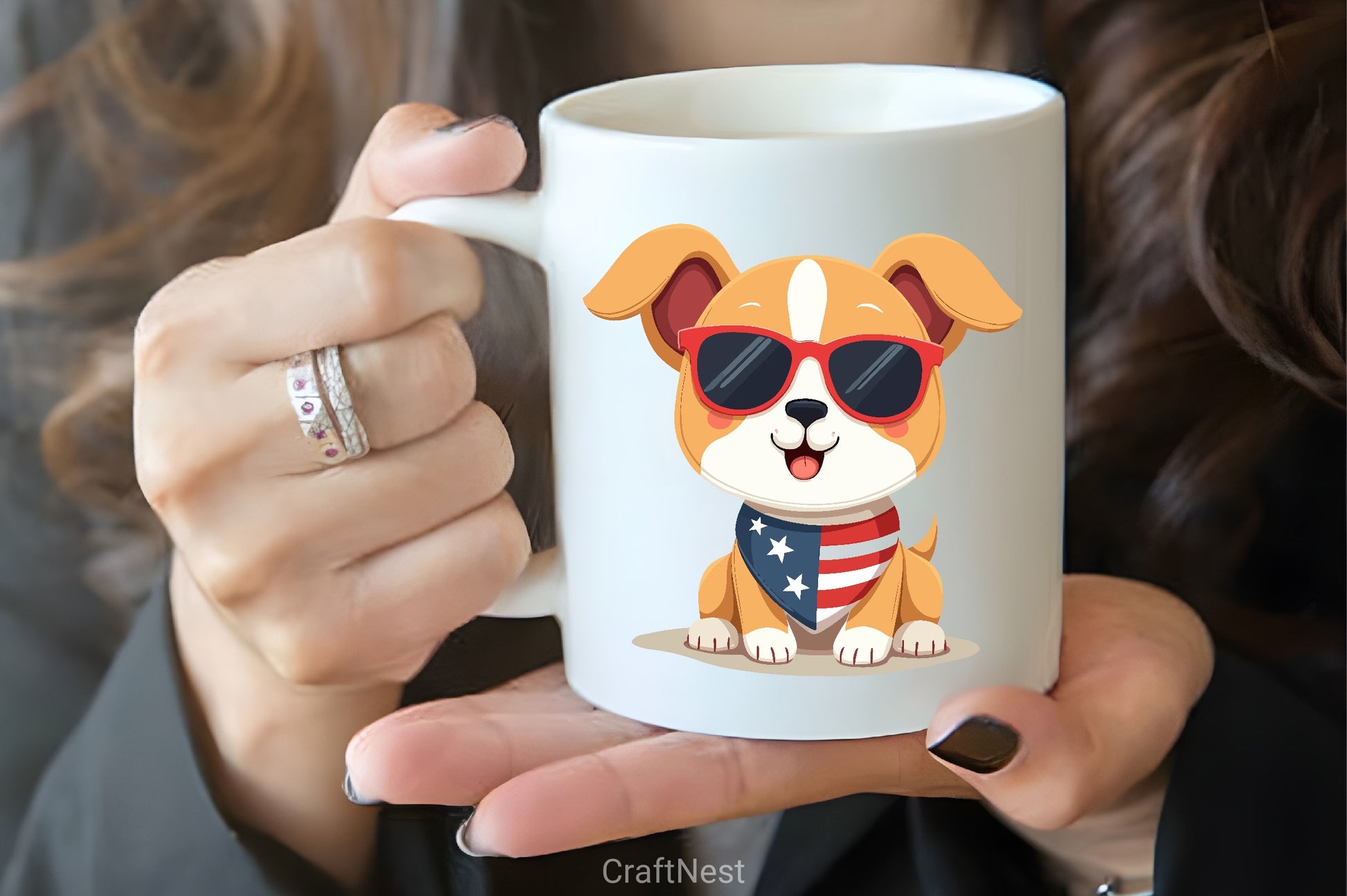 Patriotic Puppy Clipart Bundle - CraftNest - Digital Crafting and Art