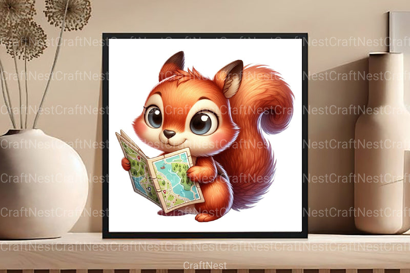 Animals Road Trip Clipart Bundle 1 - CraftNest - Digital Crafting and Art