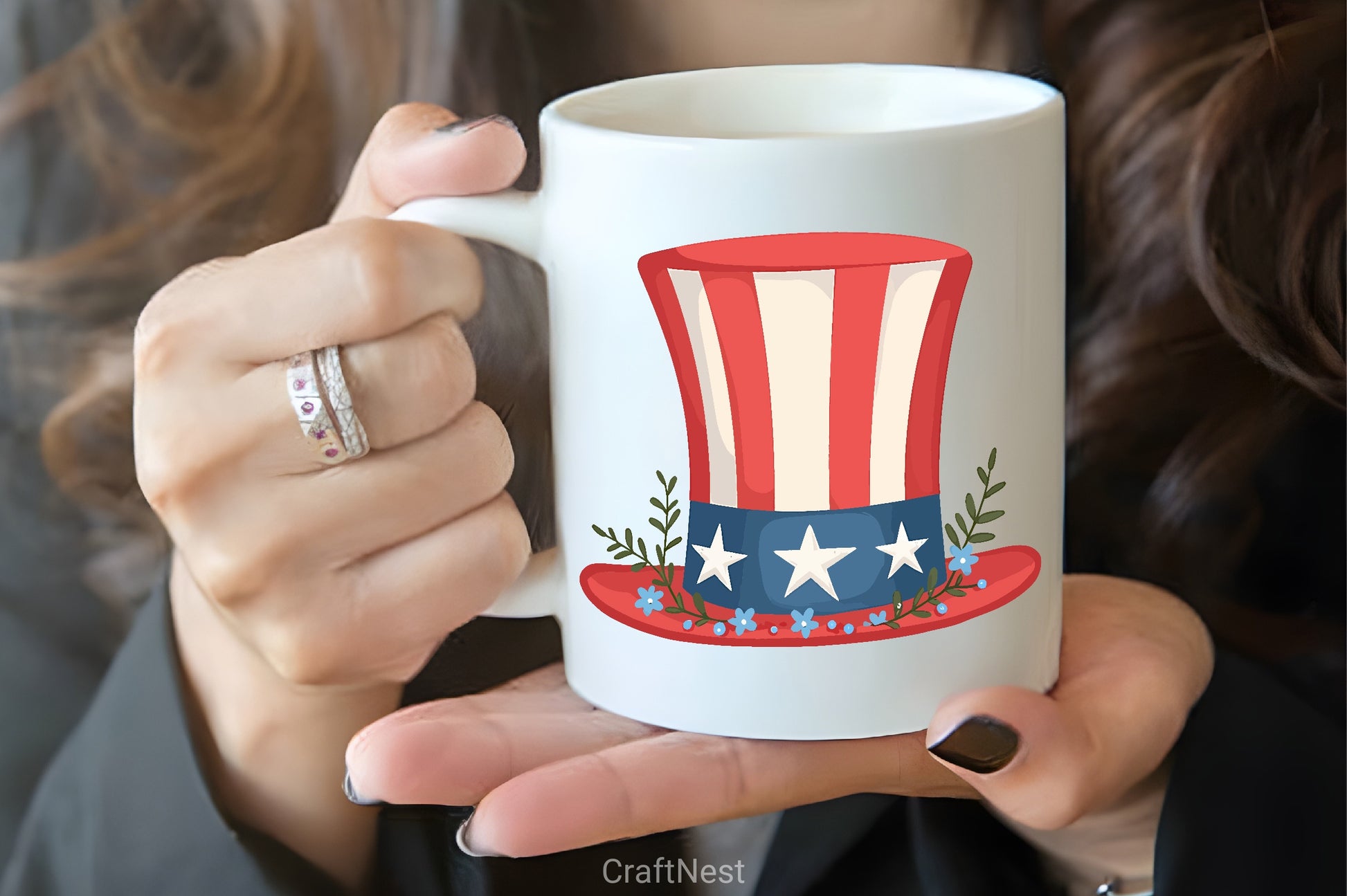 Patriotic Uncle Sam Hat Clipart Bundle - CraftNest - Digital Crafting and Art