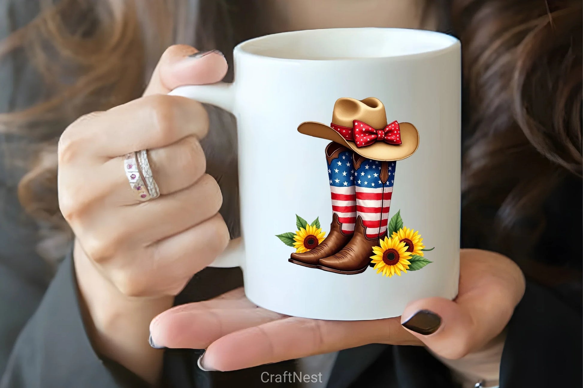 Patriotic Cowboy Boots & Hat Clipart Bundle - CraftNest - Digital Crafting and Art