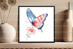 Butterfly 4th of July Clipart Bundle 34 - CraftNest - Digital Crafting and Art