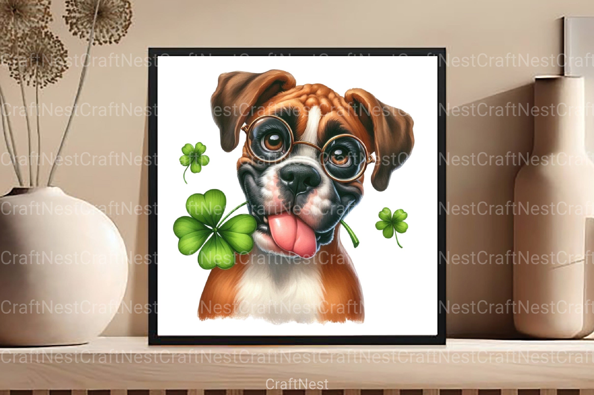 St. Patrick's Day Dog Clipart Bundle 88 - CraftNest - Digital Crafting and Art