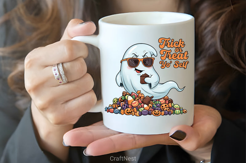 Cool Ghost Candy Clipart Bundle - CraftNest - Digital Crafting and Art