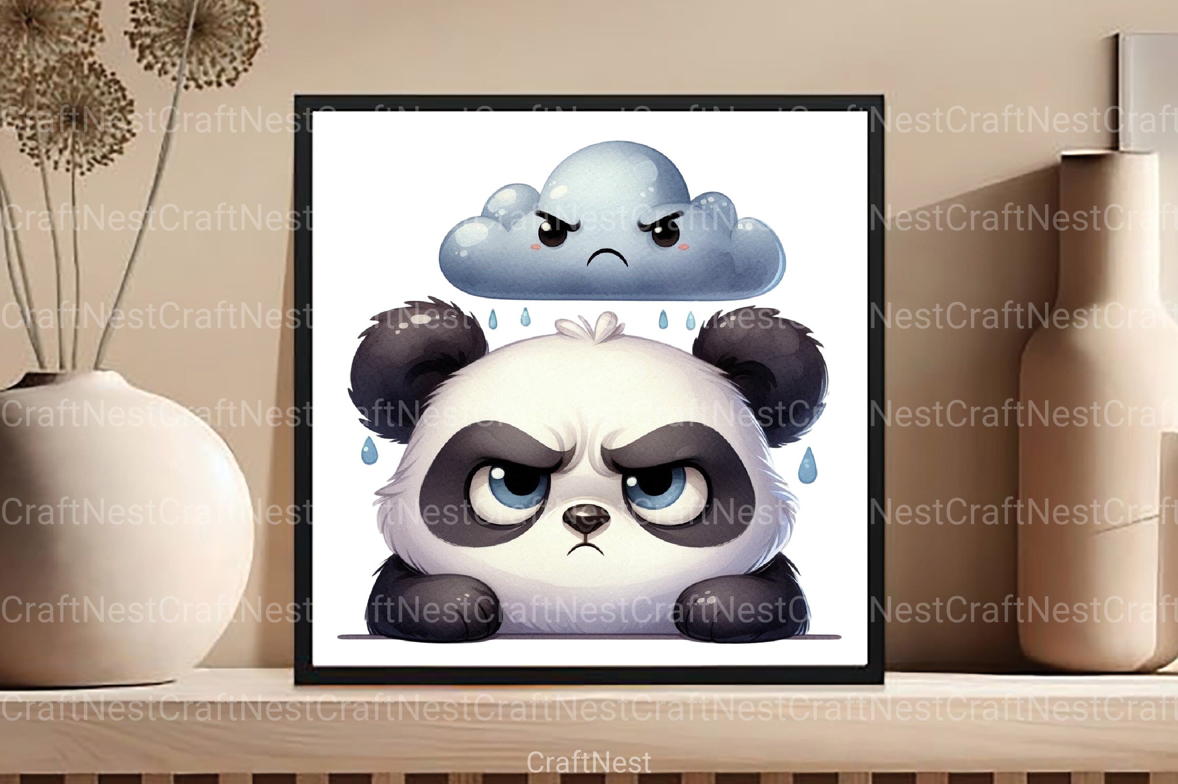 Grumpy Animal Clipart Bundle - CraftNest - Digital Crafting and Art