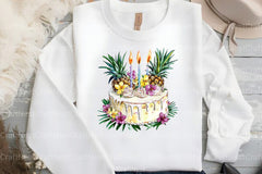 Summer Happy Birthday Clipart Bundle 2 - CraftNest - Digital Crafting and Art