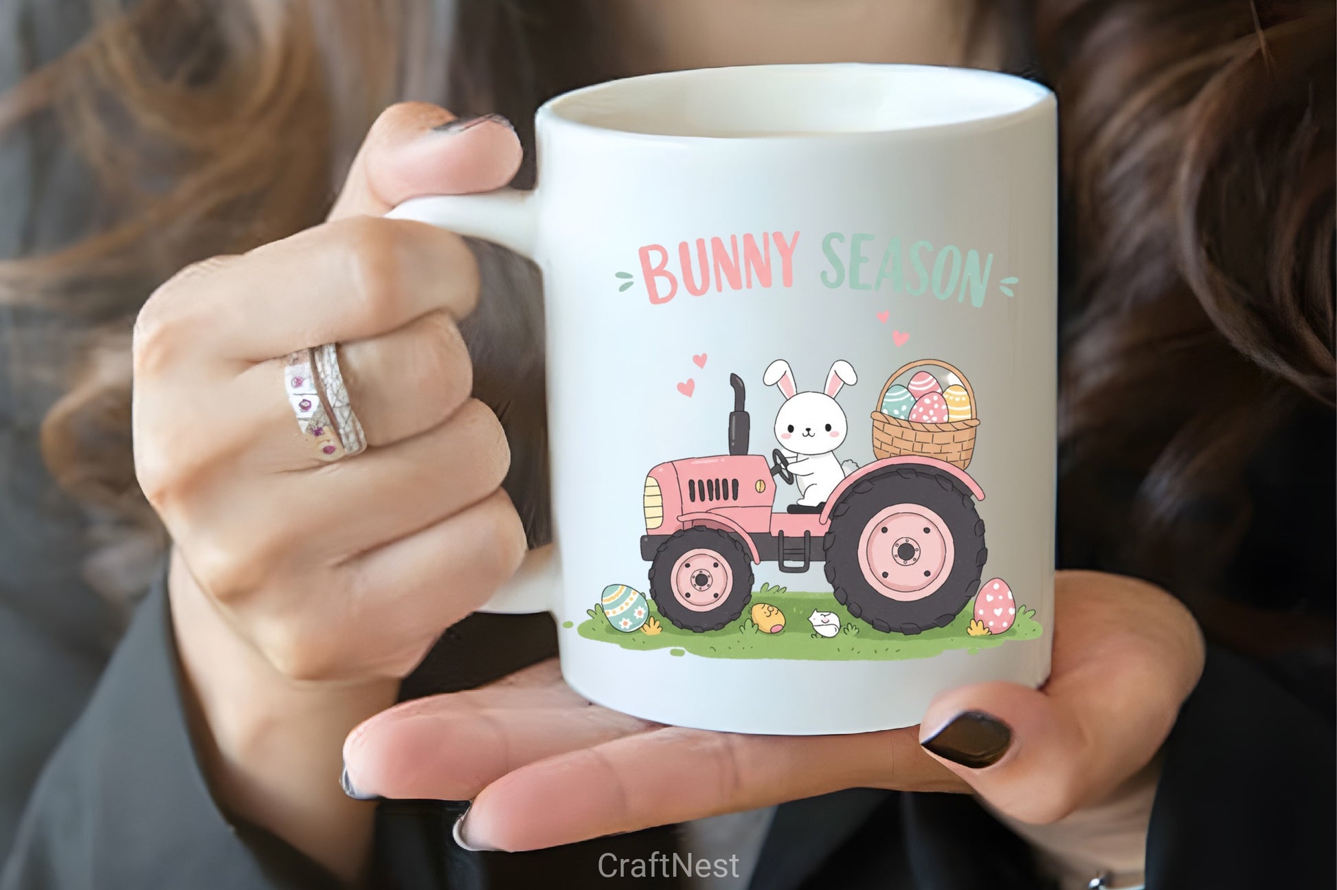 Easter Tractor Farm Clipart Bundle 3 - CraftNest - Digital Crafting and Art
