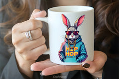 Hip Hop Bunny Easter Clipart Bundle 2 - CraftNest - Digital Crafting and Art