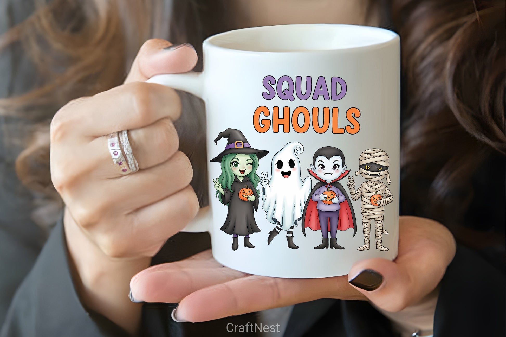 Squad Ghouls Halloween Clipart Bundle - CraftNest - Digital Crafting and Art