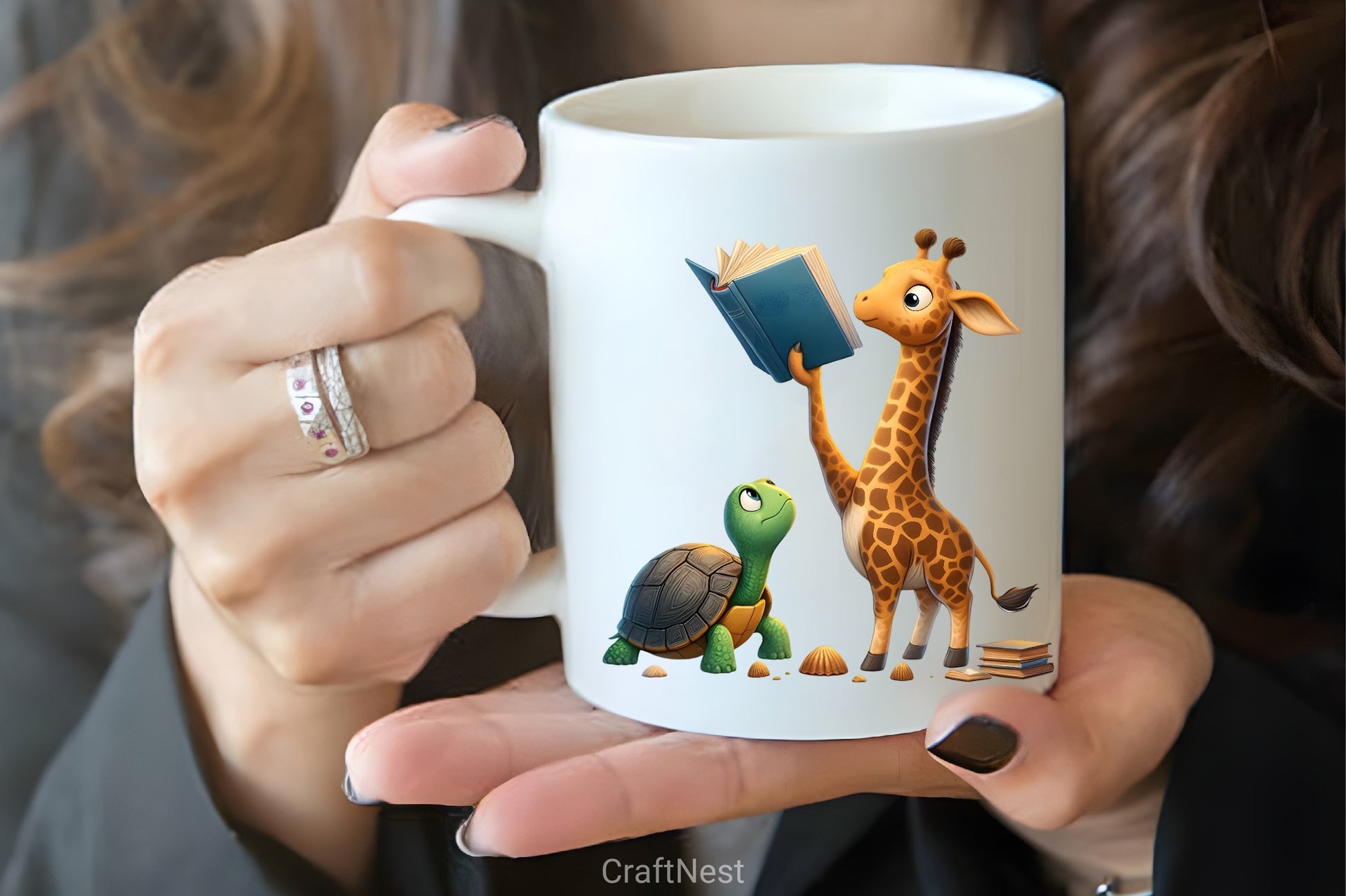 Funny Animals Reading Book Clipart Bundle 2 - CraftNest - Digital Crafting and Art