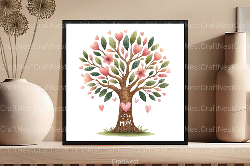 Whimsical Mother's Day Art Clipart Bundle - CraftNest - Digital Crafting and Art