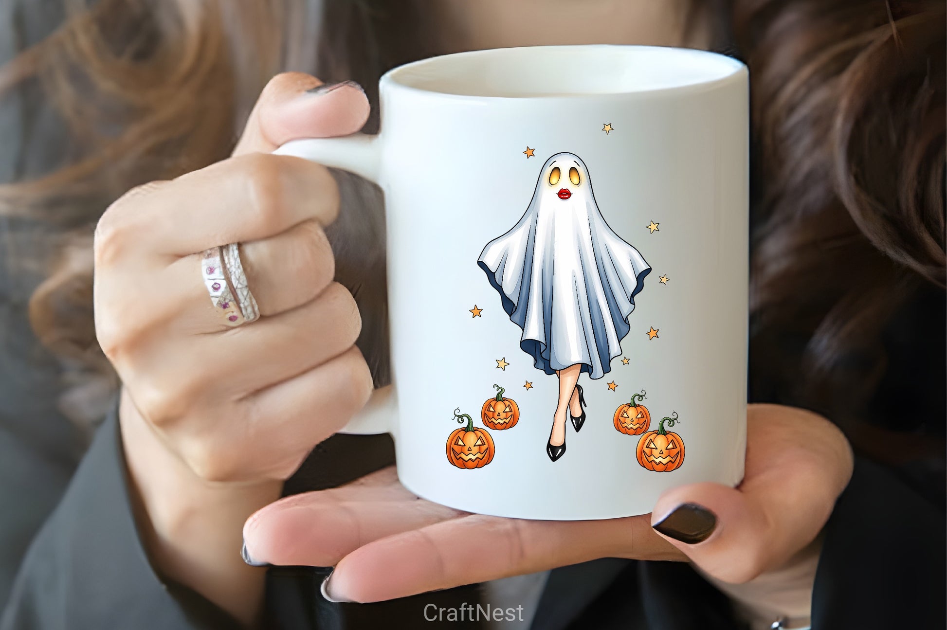 Ghostly Glamour Clipart Bundle - CraftNest - Digital Crafting and Art