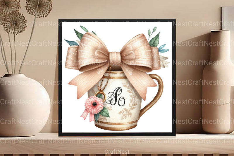 Teacher Bow Coquette Clipart Bundle - CraftNest - Digital Crafting and Art