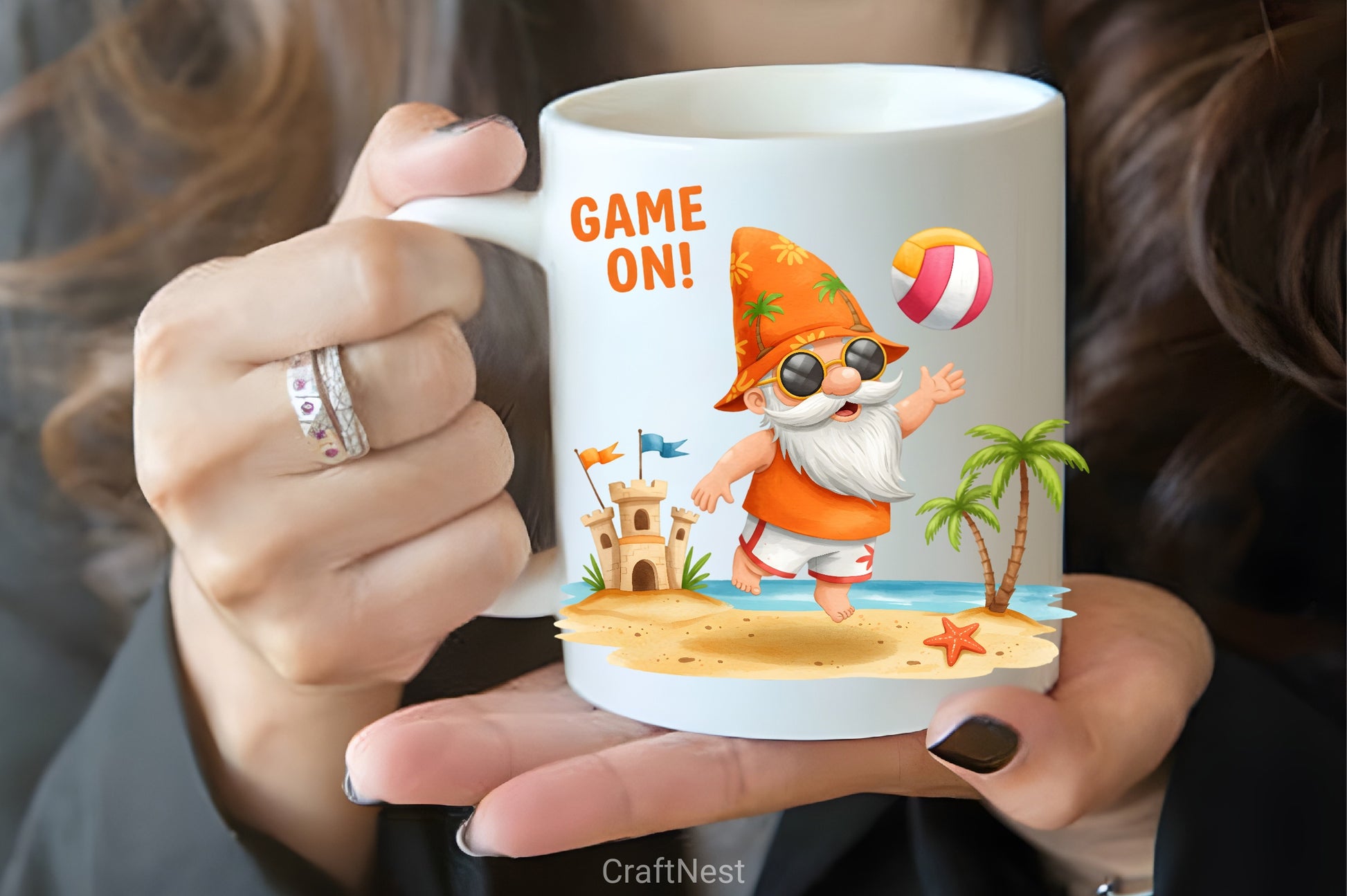 Game On! Summer Gnome Clipart Bundle - CraftNest - Digital Crafting and Art