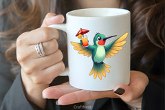 Cute Dabbing Hummingbird Clipart - CraftNest - Digital Crafting and Art