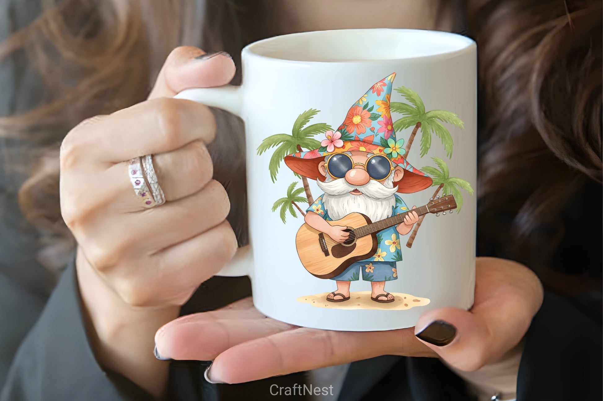 Island Tunes Summer Gnome Clipart Bundle 2 - CraftNest - Digital Crafting and Art