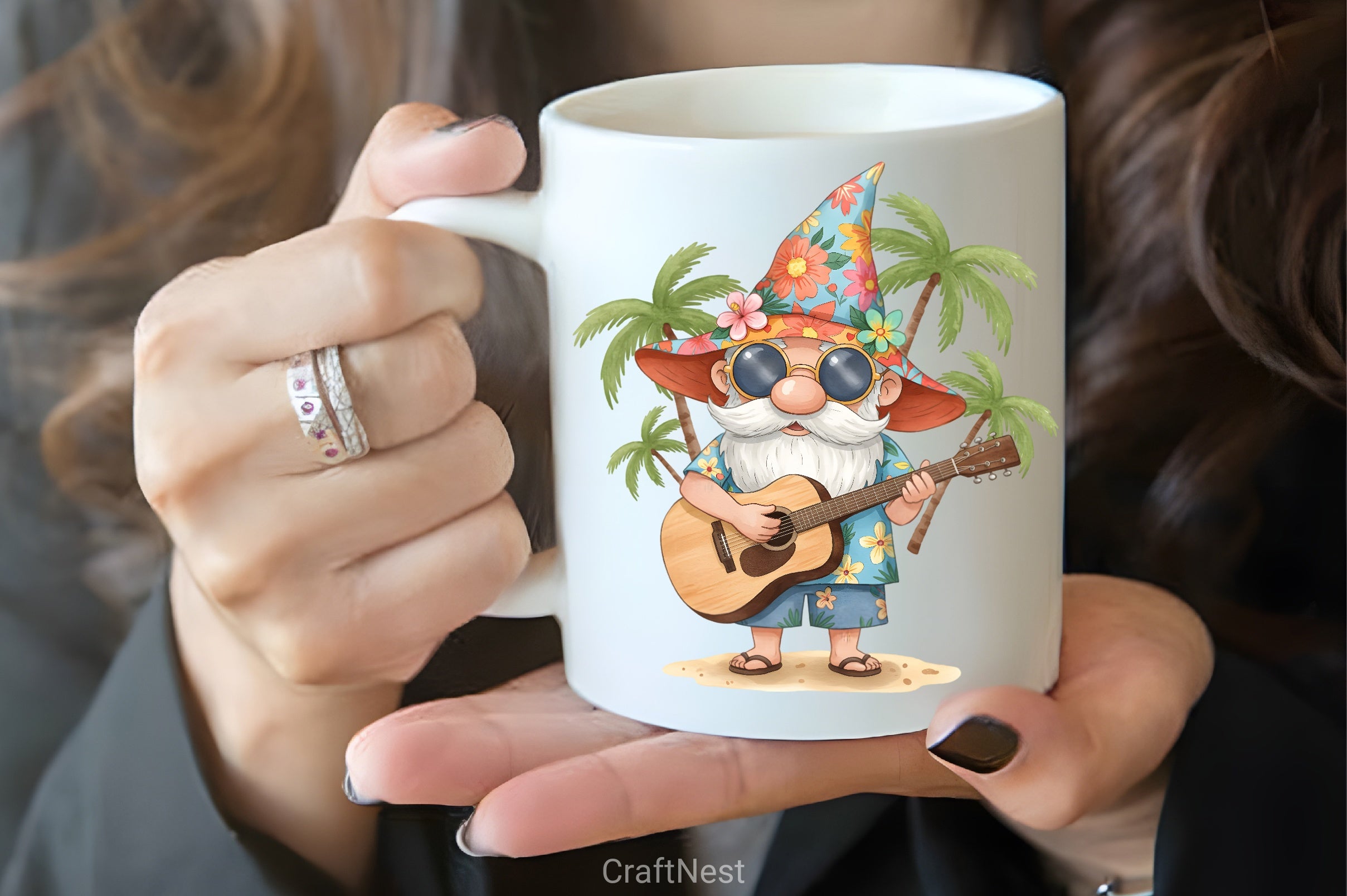 Island Tunes Summer Gnome Clipart Bundle 2 - CraftNest - Digital Crafting and Art